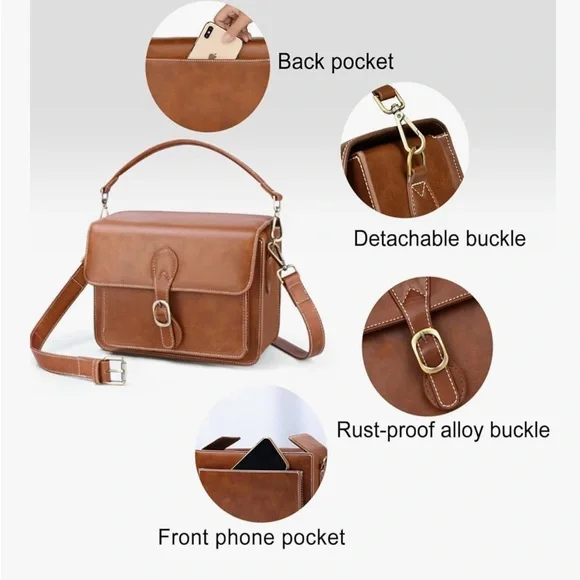 Cwatcun Camera Shoulder Bag Compact Camera Case Compatible New without tag - Picture 4 of 6